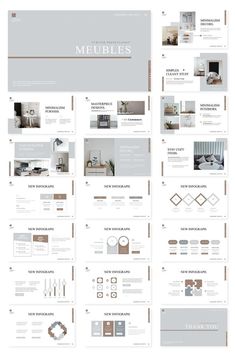 the layout for a website is shown in grey and brown colors, with different elements