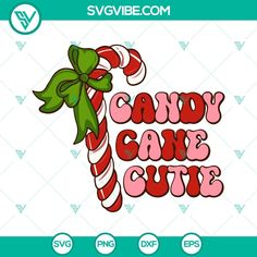 candy cane cutie svg file