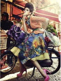 Valeriane Le Moie by Signe Vilstrup for Vanity Fair Italia April 2012 as Le Leggi del Mercato Natalie Clifford Barney, April 2012, Fashion Shoot, Street Styles, A Dress, Editorial Photography, Fashion Photo