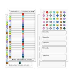 an image of a printable cricut beader directory with numbers and symbols