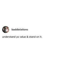 two people standing next to each other in front of a white background with the caption, baddelions understand you value & stand on it