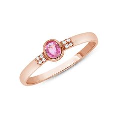 Experience the simple elegance and beauty of our Sophia ring featuring a stunning pink sapphire. This classic circle design will add a touch of sophistication to any outfit. Elevate your style and make a statement with this must-have accessory. Made with love and the highest intentions in 18k gold. We want to connect you with your jewelry as soon as possible. Many items are in stock in the store. However, because each piece is made with love it can take 4-6 weeks for delivery. In certain instances rushes are available for an extra fee. If you need it sooner, please send an email through our Contact Us link down below or call our dedicated client line at 310-804-4611 to confirm whether we have your item in store Pink Sapphire Ring Rose Gold, Pink Sapphire Ring, Circle Ring, Crystal Shop, Circle Design, Crystal Gifts, Simple Elegance, Made With Love, Pink Sapphire