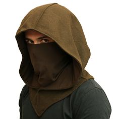 PRICES MAY VARY. Heavy weight wool hoods - Moss Green, Chestnut Brown and Charcoal Medium weight cotton hoods - Black, White, Green, Pink, and Red Light weight linen hoods - Desert Sand and Midnight Black Removeable mask Great for costume or casual wear This hood is available in an authentic wool (Moss Green, Chestnut Brown and Charcoal), sweatshirt like cotton (Black, White, Green, Pink, and Red) and lighter weight linen (Desert Sand and Midnight Black). It's great for costume and casual wear a Red Clothing, Cold Weather Gear, Casual Cosplay, Desert Sand, Chestnut Brown, Blood Red, Midnight Black, Red Light, Moss Green