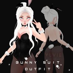 Bunny Suit Outfit for VRoid Studio models. ♡ Includes: - Bodysuit - Collar, Bow + Cuffs - Fluffy Tail (flat texture) No bunny ears texture. Import suit and tights(tights on multiply, lower opacity to liking) on a layer above skin texture. Those who purchase this texture may use it for any purpose, including commercial purposes, except for the purpose of resale or redistribution (such as reselling in commission or complete model). Do not claim as your own. Failure to adhere to terms of service wi Bunny Suit Outfit, Vroid Studio, Suit Drawing, Fluffy Tail, Virtual Girl, Suit Outfit, Low Life, Bunny Suit