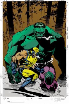 Lee Weeks, Arte Nerd, Hulk Marvel, Uncanny X-men