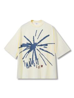 Editor's NoteTHAT`S IT is a unisex casual brand that can be casually encountered in everyday life.- Letter and painting artwork point- Relaxed fit short sleeve t-shirt- Soft touch 100% cotton used- Comfortable to wear Measurements (in.)M / XL - Total Length: 27.95 in. / 29.92 in.- Shoulder: 24.41 in. / 25.98 in.- Chest: 26.77 in. / 31.50 in.- Sleeve: 11.42 in. / 13.39 in. Composition & Care- 100% Cotton- Hand wash in cold water- Wash using a laundry net- Do not bleac Relaxed Fit Paint Splatter T-shirt With Crew Neck, Short Sleeve Graphic Tee With Paint Splatter, Spring Crew Neck T-shirt With Paint Splatter, Spring Cotton T-shirt With Paint Splatter, Graphic Tee With Paint Splatter And Short Sleeves, Graphic Cotton T-shirt With Paint Splatter, Graphic Tee With Paint Splatter, Cotton Graphic Tee With Paint Splatter, Relaxed Fit Cotton T-shirt With Paint Splatter