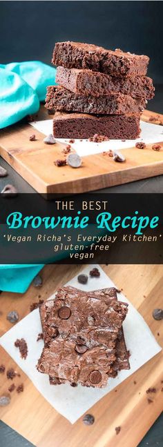 the best brownie recipe vegan, rich and everyday kitchen - friendly chocolate brownies