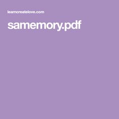 the words same memory ppf are written in white on a purple background with an image of