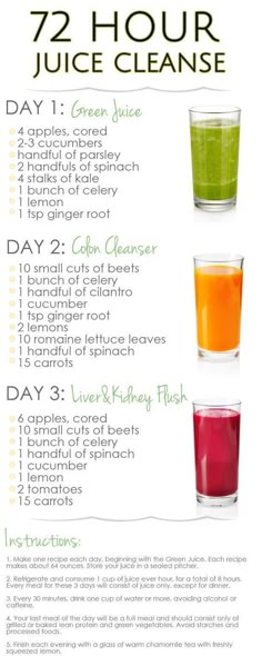 3 Day Juice Cleanse For Weight Loss Juicing 101, Fasting Ideas, Juicing Diet, Juices Recipes, 3 Day Juice Cleanse, Juice Cleanses, Resep Smoothie, Juicy Juice, Smoothie Detox