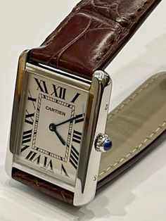 Cartier Vintage, Brown Leather Watch, Wrist Jewelry, Luxe Jewelry, Good Year