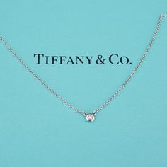 Tiffany & Co. Peretti Diamond DBTY Necklace Pendant Sterling Silver 16" NS2176 Tiffany Necklace Medium, Tiffany Inspired Necklace, Necklace Tiffany & Co., Tiffany And Co Necklace Tiffany & Co., Tiffany And Co Silver Necklace, Classic Charm Necklaces With Clavicle Chain For Formal Occasions, Classic Clavicle Chain Charm Necklace For Formal Occasions, Classic Clavicle Chain Charm Necklace For Formal Events, Classic Clavicle Chain Charm Necklaces For Formal Events