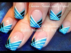 If you're not someone who regularly does nail art, you probably see all those tutorials online and think "what wizardry is this?" But in reality, nail art is pretty simple. It's even more simple when you have the right nail art tools to make your… Striped Nail Designs, Brush Nail Art, Nail Art Stripes, Chevron Nails, Nail Designs Tutorial, Cute Nail Art Designs, Nail Art Designs Summer, Her Nails, Pretty Nail Art Designs