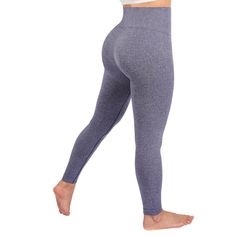 High Waist Leggings for Women Soft Stretchy | Moon Wood High Waist Nylon Leggings For Sports, High Waist Nylon Leggings With Moisture-wicking, High Waist Micro-elastic Yoga Pants For Training, High Stretch Gray Elastane Pants, Breathable Nylon Tights For Pilates, Gray High Stretch Elastane Pants, High Waist Nylon Leggings For Yoga, High Waist Nylon Yoga Leggings, High Waist Nylon Yoga Pants