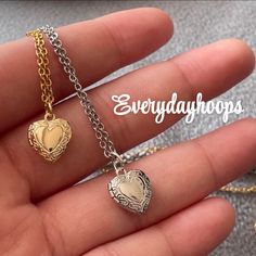 Charm size approx 14mm x 12mm 18k gold plated Necklace;  Length Shown: 16 Inch Chain; 40cm + 5cm extension Shipping available for International orders * Shipped same/next business day * All jewelry come in a gift pouch ✨ * Message me if you have any questions or custom requests 💕 Box not included Gold Plated Tarnish Resistant Locket Necklace As Gift, Gold-plated Tarnish-resistant Locket Necklace As Gift, Dainty Gold Plated Locket Necklace Gift, Gold Tarnish-resistant Locket Necklace Gift, Gold Locket Necklace For Valentine's Day Best Friend Gift, Gold Locket Necklace For Best Friend On Valentine's Day, Gold Plated Locket Charm Necklace As A Gift, Silver Gold-plated Pendant Locket Necklace, Gold Metal Necklace For Best Friend Gift