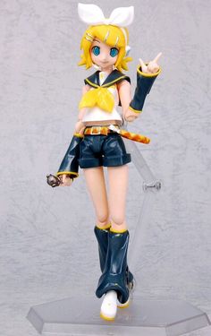 Rin Figure Vocaloid, Figma Figures, Rin Cosplay, Rin Kagamine, Kagamine Rin, Hatsune Miku, Anime Demon