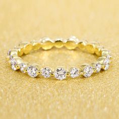 14K Gold Minimalistic and Trendy Thin Stackable Halo Wedding Band | Earthena Jewelry Classy Ring, Beautiful Baubles, Diamond Eternity Band, Classic Engagement Rings, Band Engagement Ring, Eternity Band Diamond, Diamond Eternity, Shop Engagement Rings, Engagement Ring Wedding Band