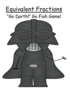 an image of a darth vader character with the caption'go darth to fish game '