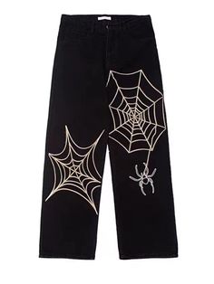 Size (CM) Waist Circumference Hips Pants Length S 64 100 98 M 68 104 99 L 72 108 100 XL 74 110 101 2XL 78 112 102 3XL 82 114 103 Spider Web Embroidery, Web Embroidery, Baggy Pants Men, Y2k Pants, Style Gothic, Oversized Jeans, Style Cargo, Hoodie Size Chart, Jacket Outfit