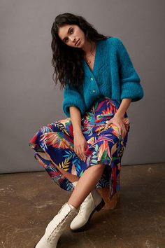 Eclectic Outfits, Bright Colored Outfits, Outfits Colorful, Color Outfits, Bright Outfits, Eclectic Clothing, Look Festival, Winter Typ, Women Ideas