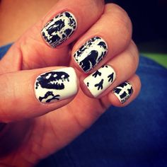 Lost Lands Nails, Dope Nail Designs Swag, Dinosaur Nail Art, Dinosaur Nails, Appearance Goals, Dinosaur Wedding, Crazy Nail Art, Lost Lands, Celebrity Nails