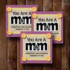 two mother's day cards with the words you are a mom on them