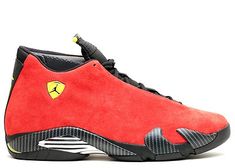 air jordan 14 retro "ferrari" Retro Ferrari, Authentic Jordans, Retro Basketball Shoes, Flight Club, Jordan 12, New Nike Air, Red Suede, Nike Air Max 90, Womens Shoes Wedges