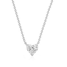 The Diamond Heart Solitaire Necklace is designed to symbolize commitment that lasts a lifetime. Featuring a beautiful heart-shaped diamond of your desired carat weight set on our classic cable chain, this piece is truly one-of-a-kind. This necklace can be customized with your desired carat weight. To create your own perfect piece, please email us at orders@efcollection.com. Heart Shaped Solitaire Necklace Vvs Clarity, Timeless Platinum Heart Cut Jewelry, Timeless Heart Cut Platinum Jewelry, Heart-shaped White Gold Solitaire Necklace With Vvs Clarity, White Gold Heart Solitaire Necklace With Vvs Clarity, Formal Heart-shaped Brilliant Cut Solitaire Necklace, Classic Diamond Heart Necklace With Vvs Clarity, Classic Diamond Heart Necklace With Heart Charm, Classic Diamond White Necklace With Heart Charm