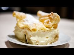 a piece of pie sitting on top of a white plate