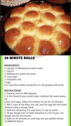 the instructions for making bread rolls are shown in this article, and there is also an image of how to make them