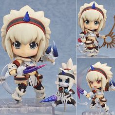 AmiAmi [Character & Hobby Shop] | Nendoroid - Monster Hunter 4: Female Hunter Kirin Edition(Released) Dual Swords, Female Hunter, Hunter Games, Women Hunters, Nintendo 3ds