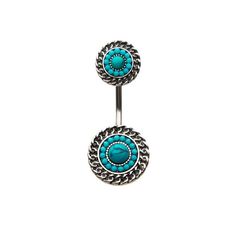 PRICES MAY VARY. Tribal Chain Swirl Bead Centered Belly Button Navel Ring Made of Stainless Steel 14GA (1.6mm) Thickness 7/16" (11.2mm) Barbell Length Available in Multiple Colors! Navel Ring, Ring Turquoise, Body Jewelry Piercing, Belly Button Piercing, Navel Rings, Turquoise Rings, Piercing Jewelry, Belly Button, Body Jewelry