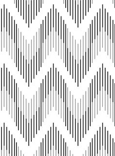 black and white chevroned lines on a white background seamless pattern with zigzag