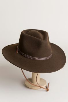 Wilderness Crushable Wool Felt Safari Hat | Overland Winter Outdoor Felt Hat, Western Hats For Winter Outdoor Activities, Country Style Wide Brim Felt Hat For Outdoor, Country Style Outdoor Fedora Hat, Country Style Fedora Felt Hat For Outdoor, Country Style Outdoor Fedora Felt Hat, Curved Brim Felt Hat For Winter Outdoor Activities, Outdoor Fedora Felt Hat, Outdoor Felt Fedora Hat