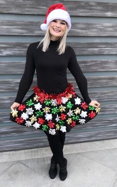 Christmas Bow Skirt, Matching Ugly Christmas Sweaters, Ugly Christmas Sweater Pattern, Ugly Christmas Sweater Outfit, Ugly Christmas Sweater Ornament, Ugly Christmas Sweater Contest, Christmas Sweater Outfits, Ugly Christmas Sweater Couples, Best Ugly Christmas Sweater