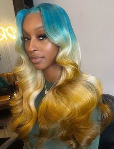 When it comes to choosing your next hairstyle, lace frontals are a game-changer.  I’ve seen them blow up on Instagram – everyone is getting one now!  These hairstyles offer endless versatility, flawless finishes, and the chance to express your unique Lace Wigs Styles, Black Hair Wigs, Exotic Hairstyles, Frontal Wig Hairstyles, Birthday Hairstyles, Quick Weave Hairstyles, Frontal Hairstyles, Pretty Hair Color