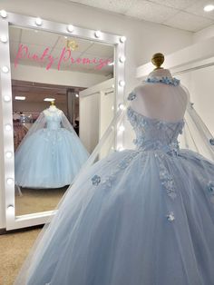 Perry Winkle Quinceanera Dresses, Light Blue Quinceanera Dresses With Cape, Elsa Quinceanera Dress, Quinceanera Dresses Periwinkle, Light Blue And White Quinceanera Dresses, Baby Blue Xv Dresses, Pastel Blue Quinceanera Dresses, White And Blue Quinceanera Dresses, Periwinkle Quince