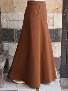 Cotton Maxi Skirt, Cotton Maxi Skirts, Belted Cardigan, Full Length Skirts, Womens Maxi Skirts, Islamic Clothing, Long Maxi Skirts, Formal Casual, Cotton Maxi