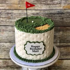 Golf cake #golfcake #golf #golfball #golfballcake #cakewalkcrafted #edibleart #decoratedcake #fondant #fondantcake #cakedecorating… | Instagram Golf Ball Cake, Happy Birthday Matt, Golf Birthday Cakes, Golf Theme Party, Golf Cake, Golf Birthday Party, 30 Birthday Cake, Birthday Cakes For Men