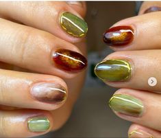 Moody Nails, Nails Korean, Hippie Nails, Diy Acrylic Nails, Grunge Nails, Work Nails, Colorful Nail Designs, Nail Jewelry, Korean Art