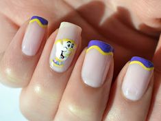 Beauty And The Beast Nails, Little Mermaid Nails, Frozen Nails, Belle Nails, Walt Disney Cartoons