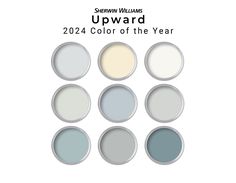 the color scheme for sherylin williams's upward paint swatches from 2012