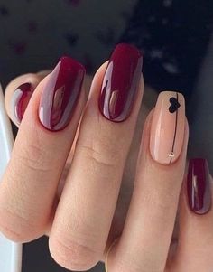 Ombre Nail Design, Short Square Nails, Lasagna Recipe, Simple Nail Designs, Valentine's Day Nails