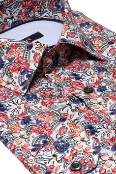 Elevate your style game with our exquisite Treffort Luxury Men Shirts adorned with a beautiful floral pattern. ⁠ #Treffortstylingadvice #ootd #mensshirt #floralshirt #sustainable Slim Fit Dress Shirts, Fitted Dress Shirts