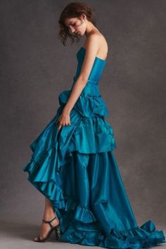 Elizabeth Arden, Beautiful Gowns, Lanvin, Blue Dress