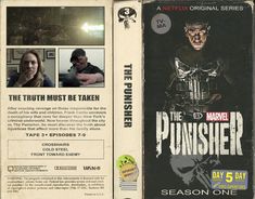 the dvd cover for the movie, the punisher