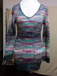 V-Neck Tunic Sweater with Pockets Rue 21 Size M Super Soft Long Sleeves  | eBay Sweater With Pockets, V Neck Tunic, Clothing Sweaters, Sleeves Clothing, Tunic Sweater, Color Combo, Rue21, Color Combos