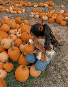 #fall #autumn Light Autumn Aesthetic, Aesthetic Pumpkin, Pumpkin Patch Photoshoot, Pumpkin Patch Pictures, Hey Pumpkin, Fall Pics