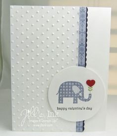 a card with an elephant on it