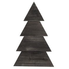 a black and white photo of a christmas tree on a white background with the word merry written