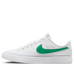 (GS) Nike Court Legacy 'White Green' DA5380-120 Nike Court Legacy, Fashion Performance, Stylish Sneakers, White Green, Perfect Pair, Your Perfect, Nike, Sneakers, Green